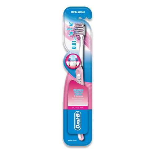 Зубная щетка Oral-B UltraThin Бережная забота о деснах, экстра мягкая в Подружка