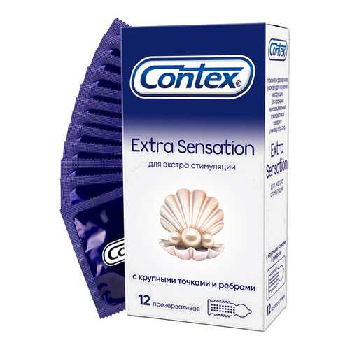 Презервативы Contex Extra Sensation 12 шт. в Подружка