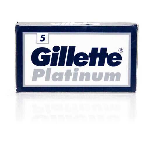 Джилет Платинум / Gillette Platinum - Двусторонние лезвия для бритья 5 шт в Подружка