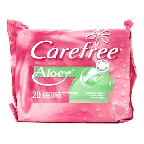 Средство для интимной гигиены CAREFREE Aloe 20 шт в Подружка