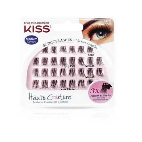 Накладные пучки Kiss Trio Lashes KHLC02GT 30 штук в Подружка