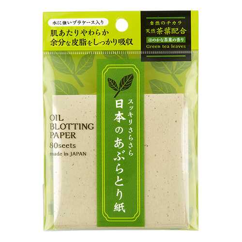 Матирующие салфетки Ishihara Oil Blotting Paper 80 шт. в Подружка