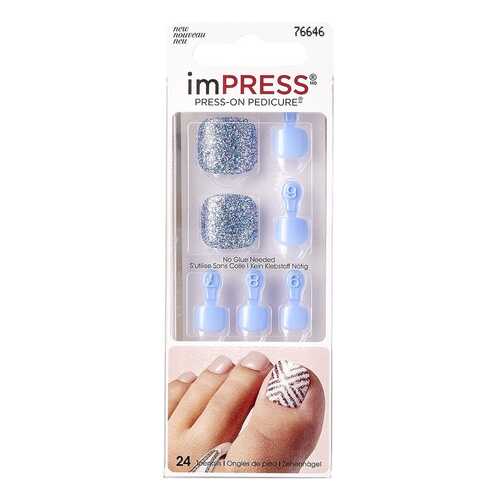 Накладные ногти Kiss Impress Toe Nails BIPT014C 30 шт. в Подружка