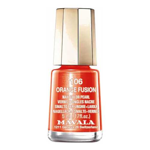 Лак для ногтей Mavala Techni-Color’s 106 Orange Fusion 5 мл в Подружка