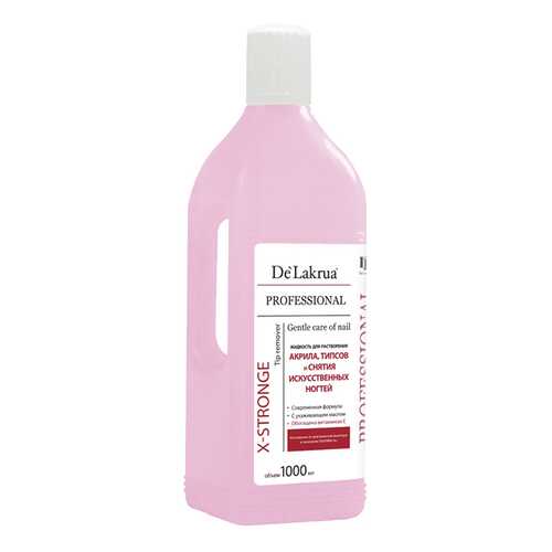 Жидкость для снятия лака De Lakrua Professional X-Stronge Tip Remover 1000 мл в Подружка