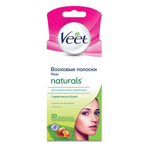 Полоски для депиляции Veet Naturals 20 шт в Подружка