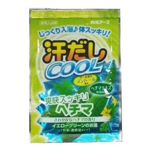 Соль для ванн Hakugen Earth Asedashi COOL С экстрактом люффы 25 г в Подружка