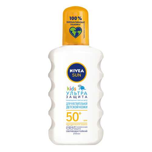 Солнцезащитное средство для детей NIVEA SUN Kids Ультра защита 200 мл в Подружка