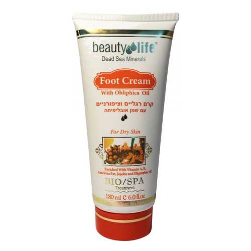 Крем для ног Beauty Life С маслом облепихи 180 мл в Подружка