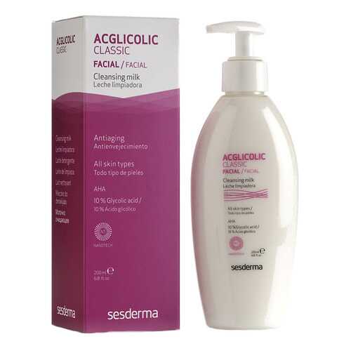 Молочко для лица Sesderma Acglicolic Classic Facial Cleansing Milk 200 мл в Подружка