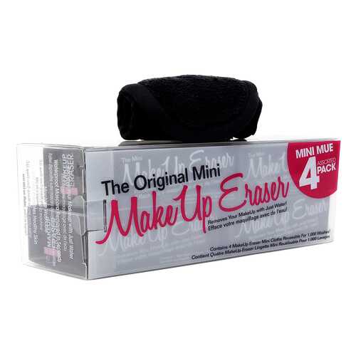 Средство для снятия макияжа MakeUp Eraser The Original Mini Black салфетки 4 шт в Подружка