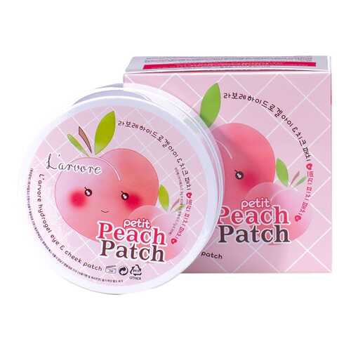 Патчи для глаз L’arvore Hydrogel Eye & Cheek Petit Peach Patch 100 г в Подружка