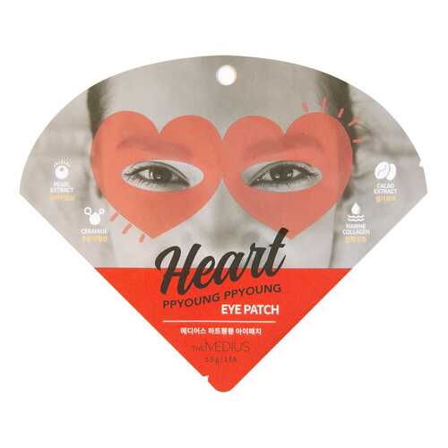 Патчи для глаз MEDIUS Heart Ppyoung Ppyoung Eye Patch в Подружка