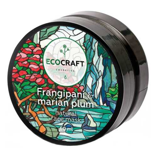 Маска для лица Ecocraft Natural Hydrogel Face Mask Frangipani and marian plum 60 мл в Подружка