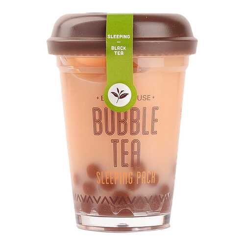 Маска для лица Etude House Bubble Tea Sleeping Pack Black Tea 100 мл в Подружка