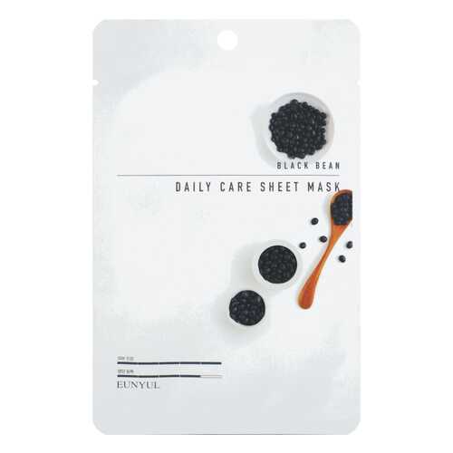 Маска для лица Eunyul Black Bean Daily Care Sheet Mask 22 мл в Подружка