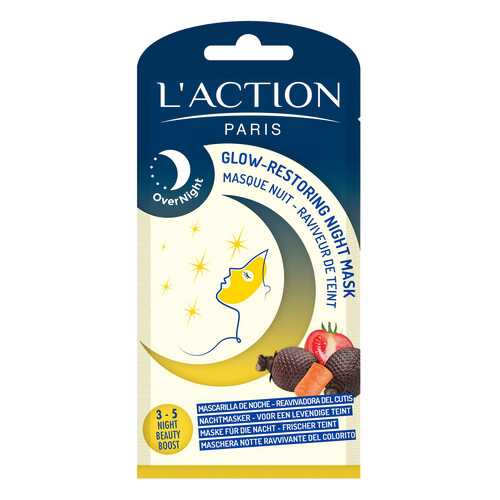 Маска для лица L'Action Glow-Restoring Night Mask 12 г в Подружка