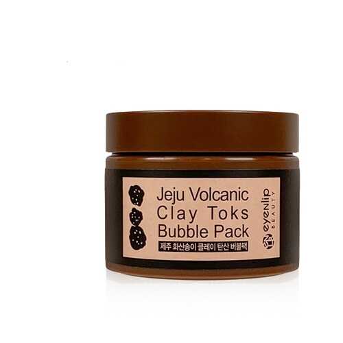 Маска очищающая с вулканической глиной JEJU VOLCANIC CLAY TOKS BUBBLE PACK 100мл в Подружка