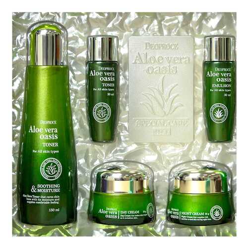 Набор косметики для лица Deoproce Aloe Vera Oasis Special Care 4 Set в Подружка
