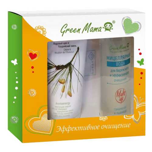 Набор средств по уходу за лицом Green Mama Эффективное очищение Effective cleansing Set в Подружка