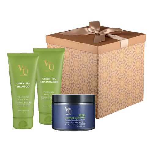 Набор VonU Green Tea + Mask (3 предмета, с маской Алоэ) в Подружка