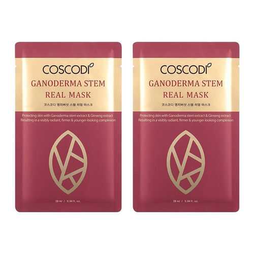 Тканевая маска COSCODI GANODERMA STEM REAL MASK 2 шт. в Подружка