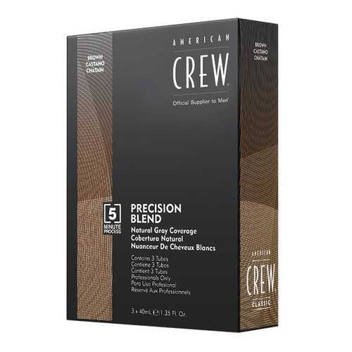 Краска для волос American Crew Precision Blend натуральный оттенок 4/5 3х40 мл в Подружка