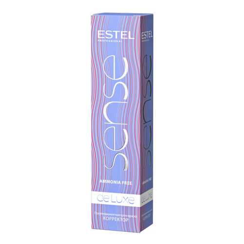 Краска для волос Estel Professional Sense De Luxe Correct 0/11 Синий, 60мл в Подружка