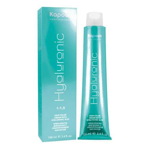 Краска для волос Kapous Professional Hyaluronic acid 6.1 Темный блондин пепельный 100 мл в Подружка