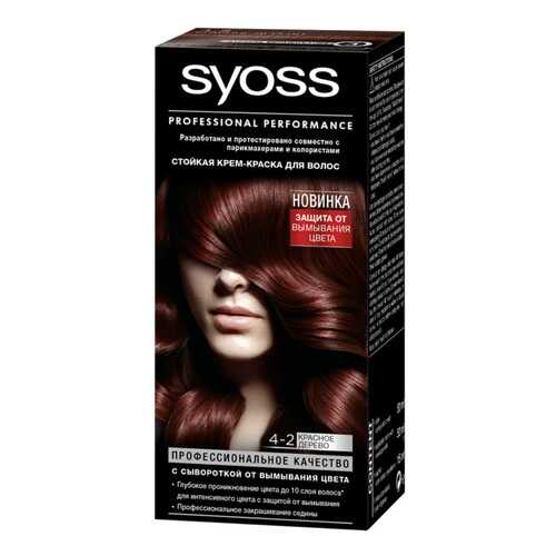 Краска для волос Syoss Color 4-2 Красное дерево 50мл в Подружка