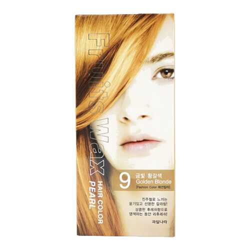 Краска для волос Welcos Fruits Wax Pearl Hair Color 09 Golden Blonde 60 мл в Подружка