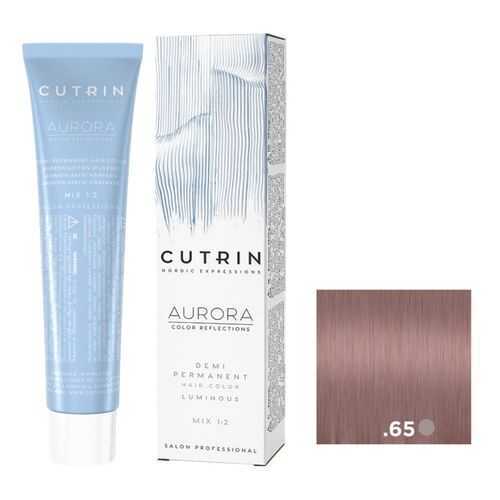 Крем-краситель AURORA DEMI PERMANENT LUMINOUS CUTRIN .65 ледяная клубника 60 мл в Подружка