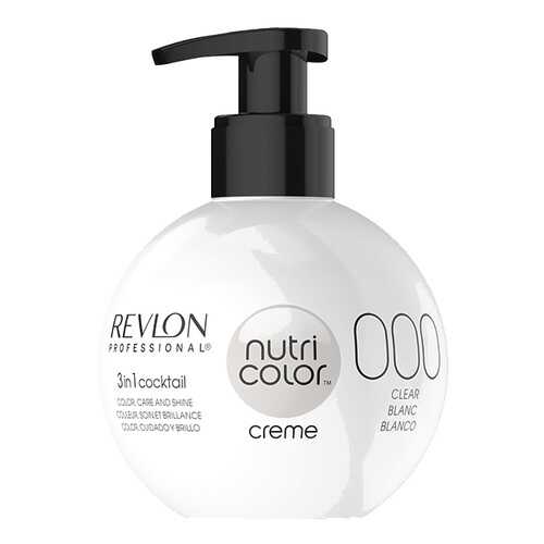 Тонирующий бальзам Revlon Professional Nutri Color Creme White 000 Белый 250 мл в Подружка