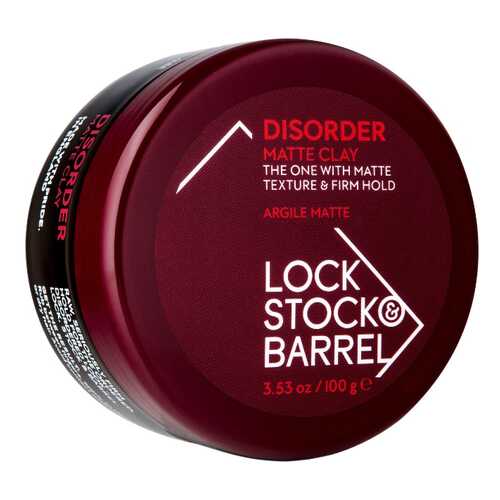 Средство для укладки волос Lock Stock & Barrel Disorder Ultra Matte Clay 100 г в Подружка