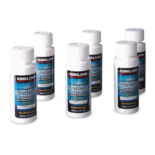 Миноксидил киркланд 5% - 6 флакон с оригинальной пипеткой Kirkland Minoxidil Signature в Подружка