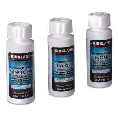 Оригинальный Миноксидил киркланд 5% Kirkland Minoxidil Signature 3 флакона с пипеткой в Подружка